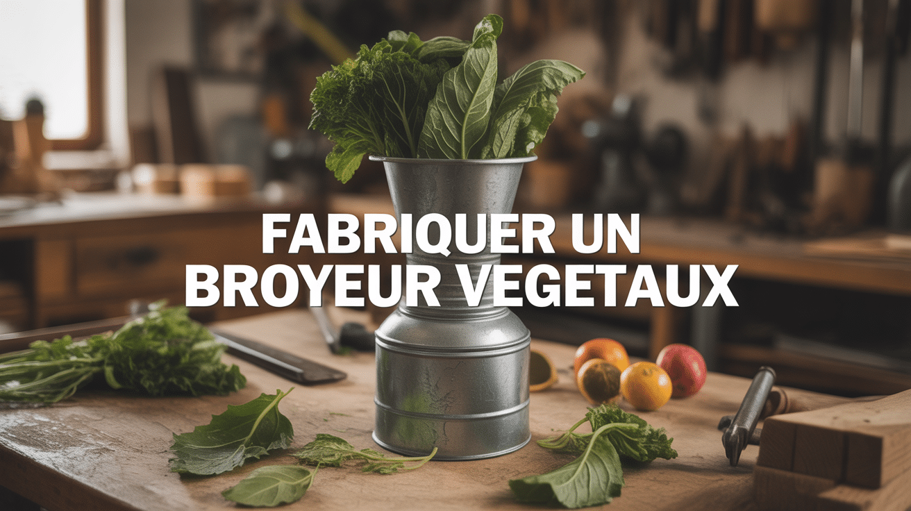 broyeur vegetaux fait maison en metal